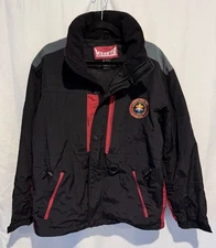 MARKER 2002 Winter Olympics Jacket Salt Lake City Snow Ski Black Full Zip Mens S
