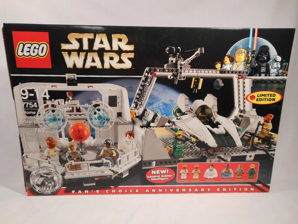LEGO Star Wars 7754 Home One Mon Calamari Star Cruiser Complete w/Box & Instruct - Image 3 of 3