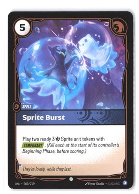 Sprite Burst 069/219 NM Unleashed Riftbound TCG