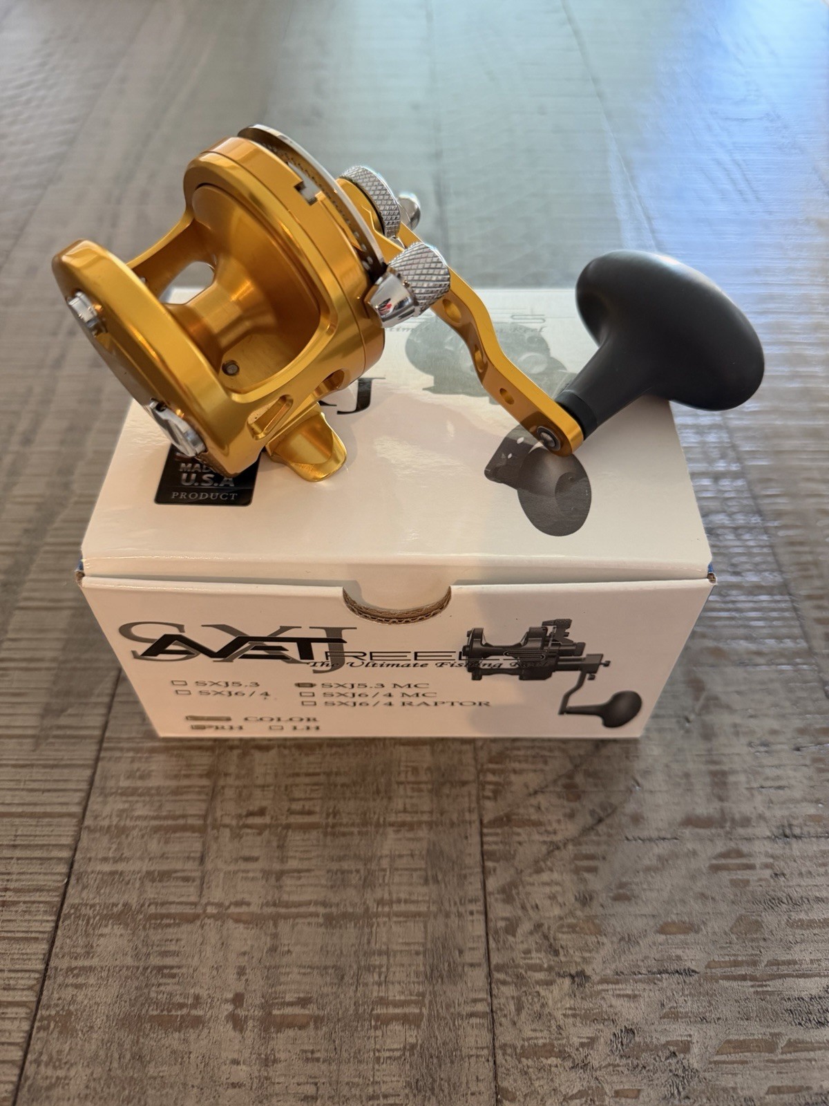Sxj 5.3 Mc Single Speed Lever Drag Casting Reel Right Hand -