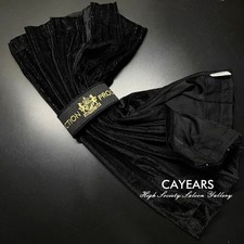 4pcs Junction Produce Black Velvet Gold Jp Car Curtains Window Shade Valance 60m