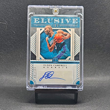 Panini 2017-18 Cornerstones Elden Campbell Hornets EI-5 Elusive Ink Auto /159