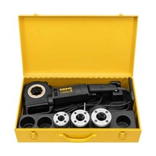 Tagliafilo elettrico REMS con testine di taglio Set R 1/2-3/4-1 + custodia Am...