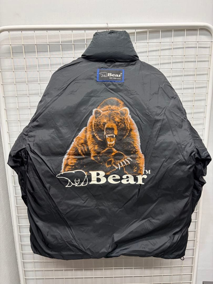 Bear Bear Reversible Black Down Jacket Men Size: … - image 7
