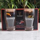 Guinness Mini Pint Glasses 2 Pack – Flying Toucan & Tortoise Design