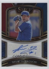 2021 Panini Select Signatures Tri-Color Prizm 49/49 Shun Yamaguchi Auto 1bi0