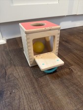 Lovevery Wooden Hide Find Drop Box Ball First Puzzle Montessori Baby Toys