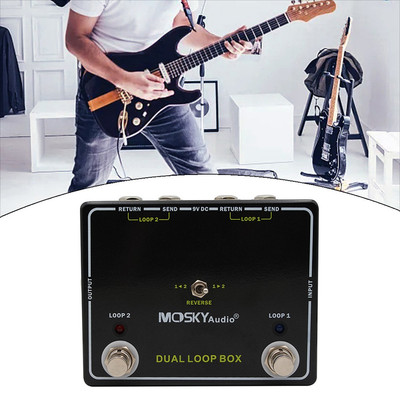 Gitarreneffekt-Umschalter-Pedal mit spezieller Tuner-Ausgangsfunktionalität