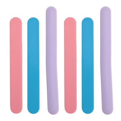 6PCS Silikon Wachs Stick Nonstick Kosmetische Spatula Gesichtsmaske Stirring Rod