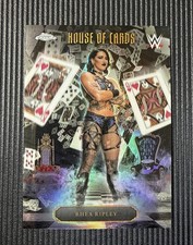 2026 Topps Chrome WWE #HOC-12 Rhea Ripley House Of Cards SSP Insert CASE HIT