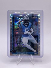 2025 Topps Chrome Football - Rico Dowdle Pulsar Refractor #43 Panthers