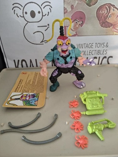 Vintage TMNT Ninja Turtles Figure Scumbug 1990 Complete