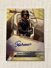 2025 Bowman’s Best Josuar Gonzalez Auto 1/1 SUPERFRACTOR San Francisco Prospect