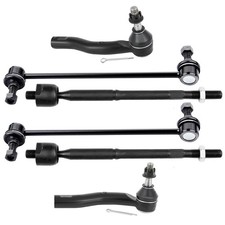 6pcs Front Tie Rod Ends Sway Bars EV80304 For 2004 2005 2006-2009 Toyota Prius