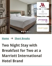 Unwanted E Gift -Buyagift 2 Night Marriot Hotel Break experience for two &pound;299.99