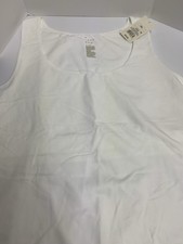 A New Day Tank Top White W95G9L Size XXL