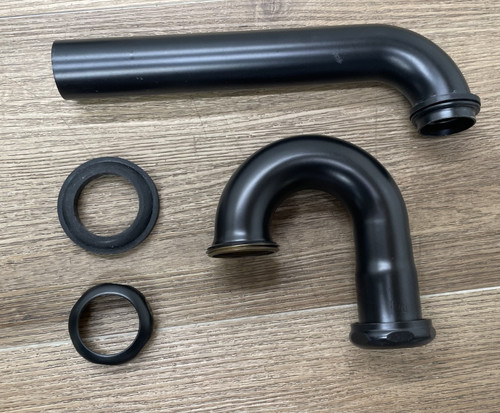 Signature Hardware SH362MB 1-1/4 P-Trap - Matte Black *PARTS ONLY*