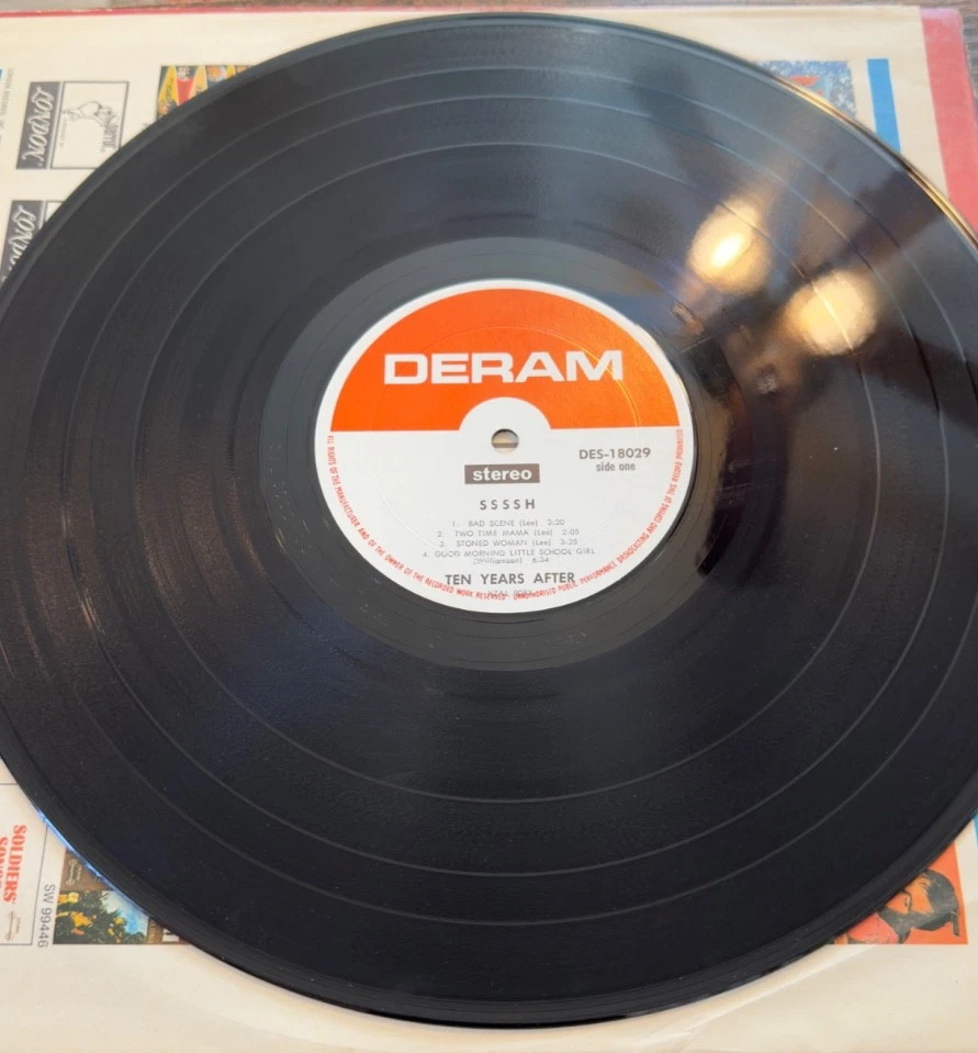 Ten Years After – Ssssh. – Vinyl Recod LP - 1969 Deram DES 18029 – VG+ - Image 4 of 4