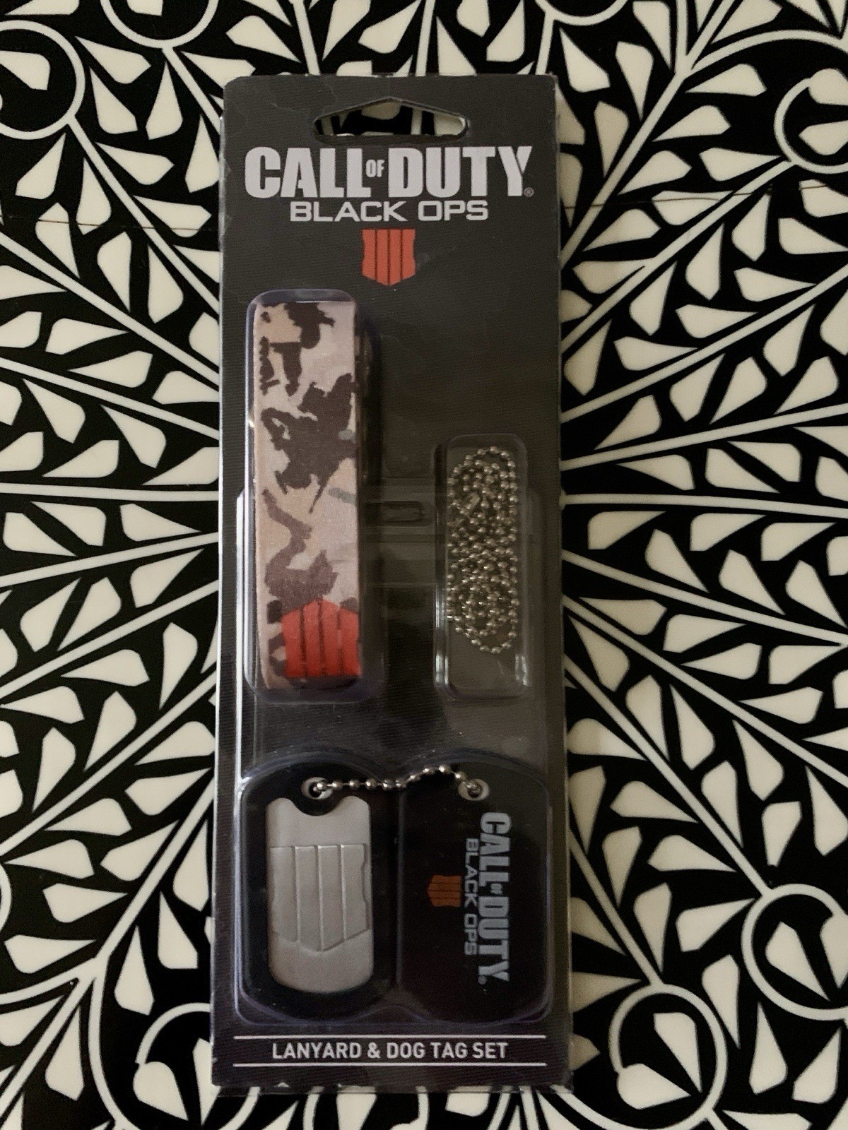 Call of Duty Black Ops 4 Lanyard & Dog Tag Set rare cosplay play station Xbox