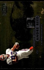 Andre Reed 1998 Metal Universe #83 Bills NFL READ FREE SHIPPING AutographDen