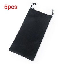 5Pcs Soft Cloth Sunglasses Pouches Protective Glasses Carry Storage Bags