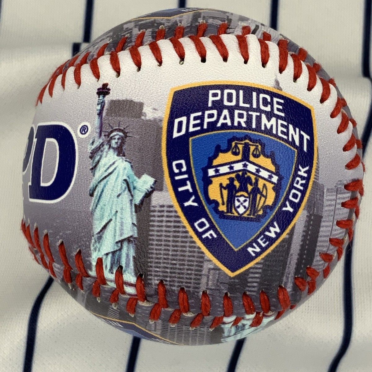 Balle De Baseball Souvenir NYPD – New York City Police Department – Rare, Promo US