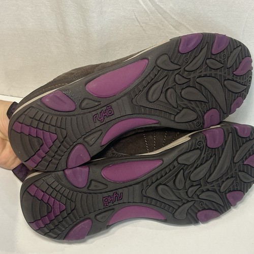 RYKA Catalyst Women's Brown Purple Suede Walking Hiking Shoes Sneaker Size 11 - Picture 5 of 7