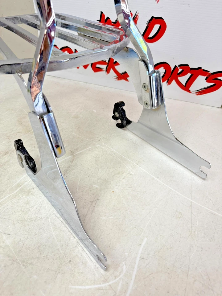 1997 HARLEY DAVIDSON SOFTAIL Backrest Rear Sissy Bar Luggage Rack - Image 3 of 4