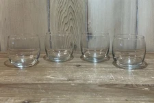 MCM Vintage Crisa Roly Poly 8 Oz Glasses Set Of 4