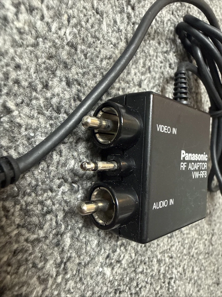 Panasonic VW-RF8B RF Adapter Modulator RCA to Coax Converter Camcorder TV Used - Image 4 of 4