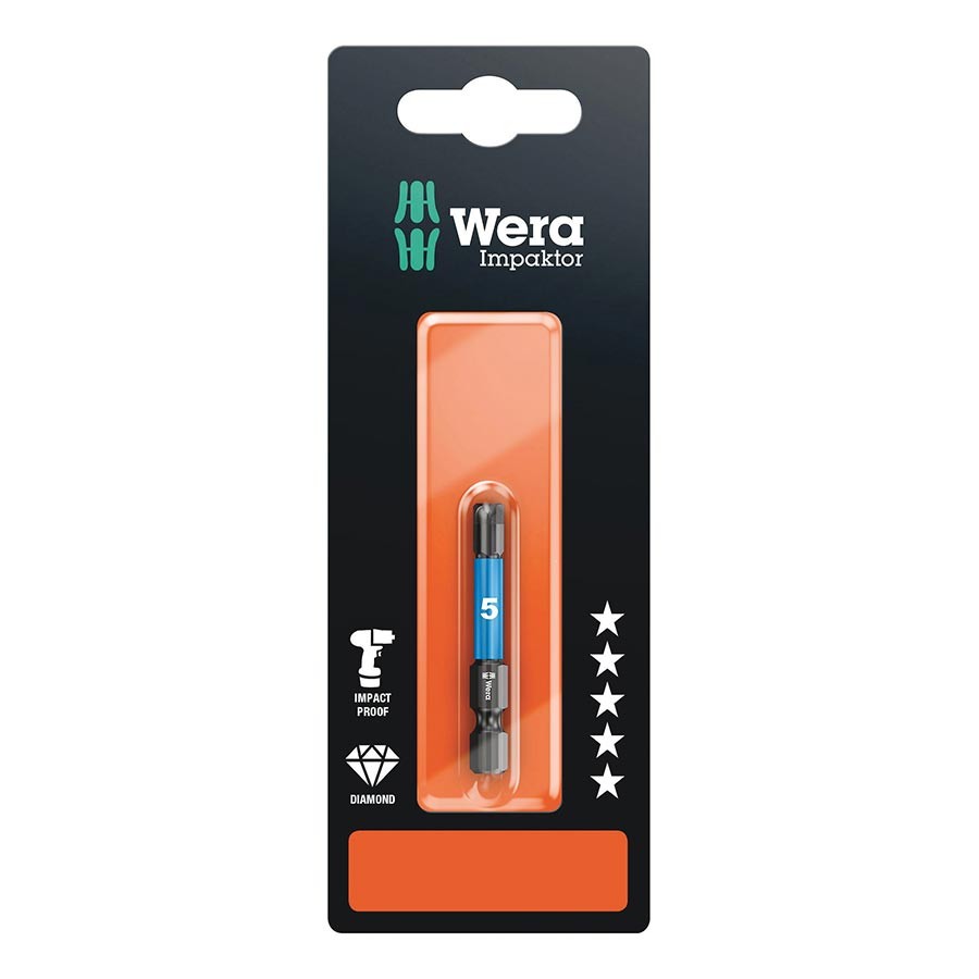 Ударные коронки Wera Impaktor 8404 SB Hex-Plus 5 мм x 50 мм Мощный электроинструмент 3590₽