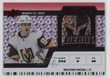 2022 Credentials Debut Ticket Access Horizontal Red /299 Brayden Pachal #152 6o3