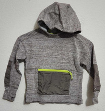 All In Motion Boys Size 4/5 Hooded Sweatshirt W/ Zip Up Pocket