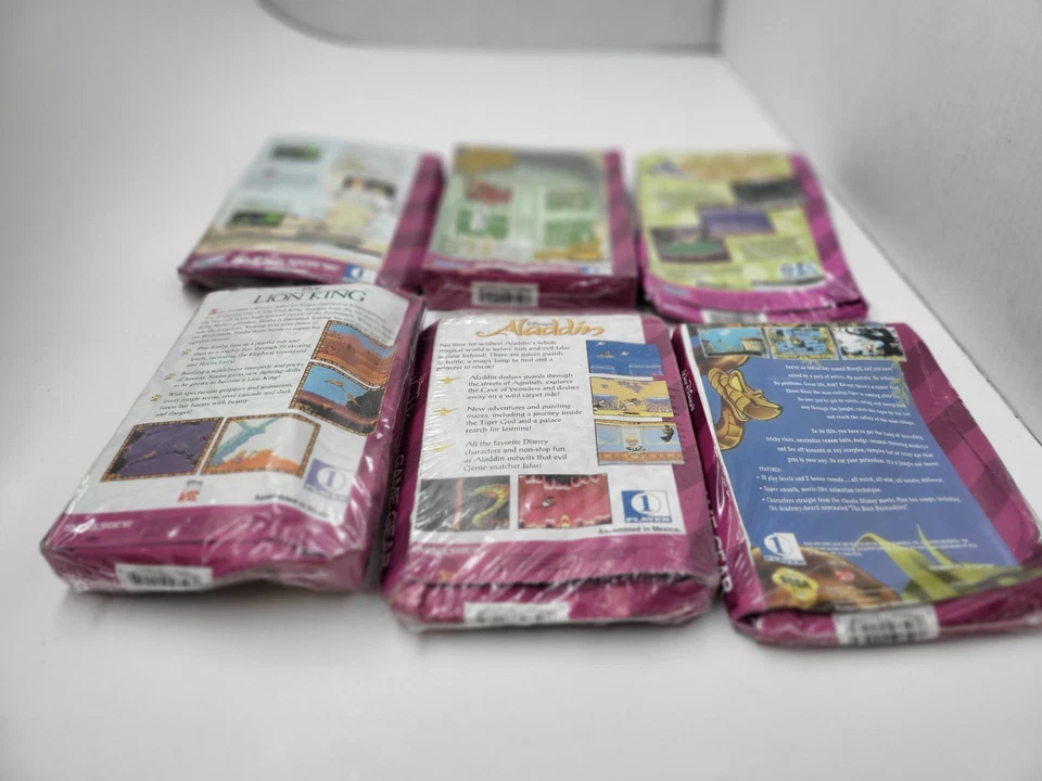 6 NEW Sega Game Gear Games Damaged boxes Aladdin,Jungle Book,Lion King,Tank #C2 - Image 3 of 4