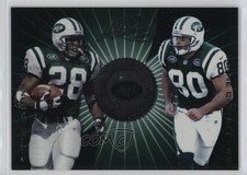 2000 Playoff Absolute Tag Team Quads Curtis Martin Wayne Chrebet Quad Patch 0q3