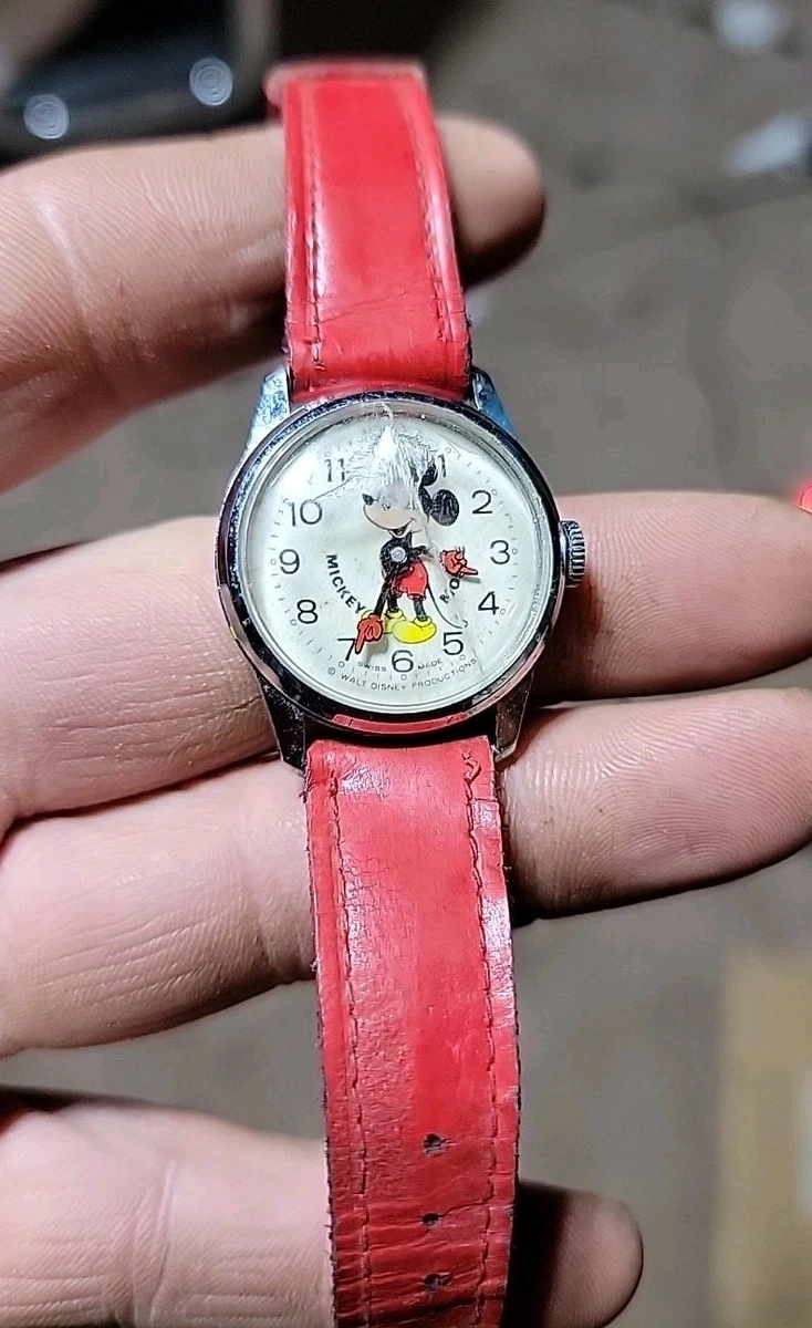 Mickey Mouse Watch Walt Disney Productions Indiana Disney Watches