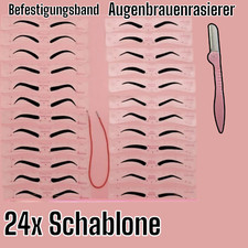24 Tlg Vorlage Augenbrauen Schablone Augenbra...