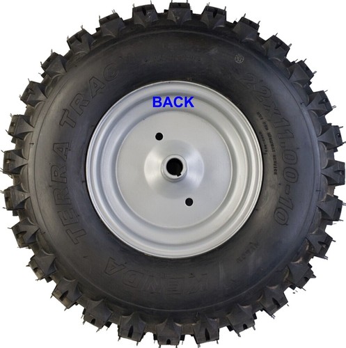 22x11.00-10 TIRE RIM WHEEL 6ply Assembly some Briggs Mowers Tractor 1" ID Shaft - 第 6/23 張圖片
