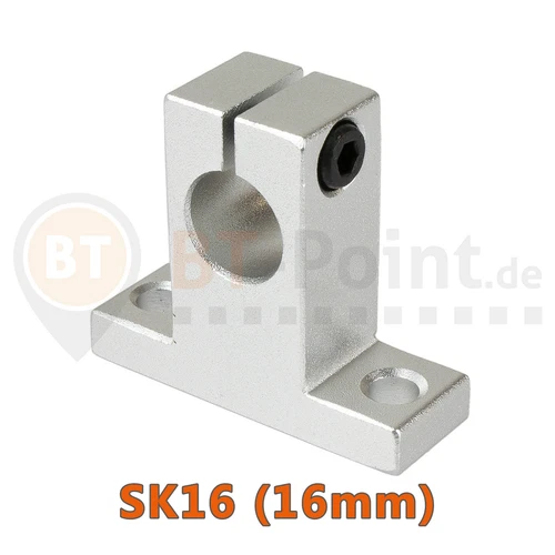 Shaft holder SK16 16mm linear rail shaft SH16A 3D printer printer CNC RepRap