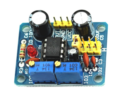NE555 Duty Cycle and Frequency Adjustable Square Wave Module Board DIY Kit