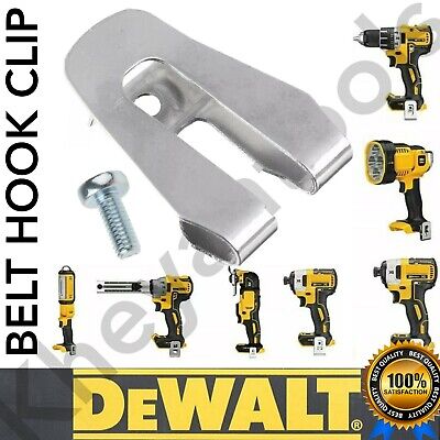 UK Cordless Drill Belt Hook Clip+Screw For DeWalt N268241 N169778 N086039 DCD980