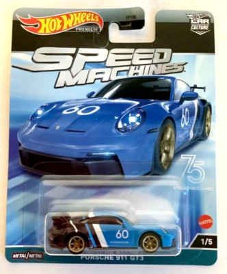 NEW Hot Wheels Premium Car Culture Speed Machines PORSCHE 911 GT3 1:64 Car HKC44