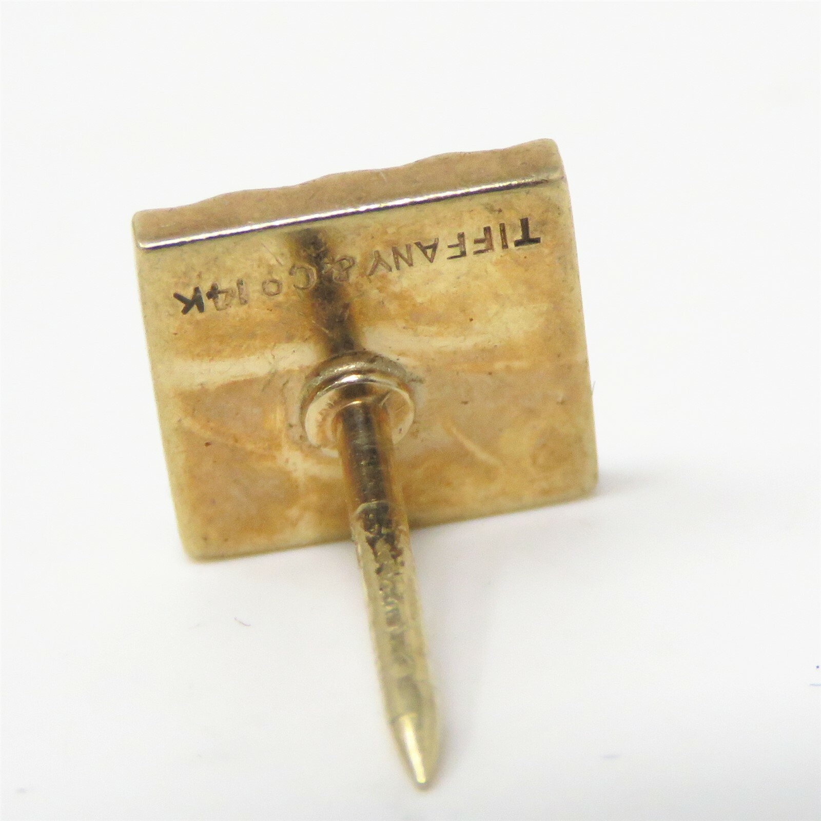 NYJEWEL Tiffany & Co 14k Yellow Gold Lapel Pin - image 2