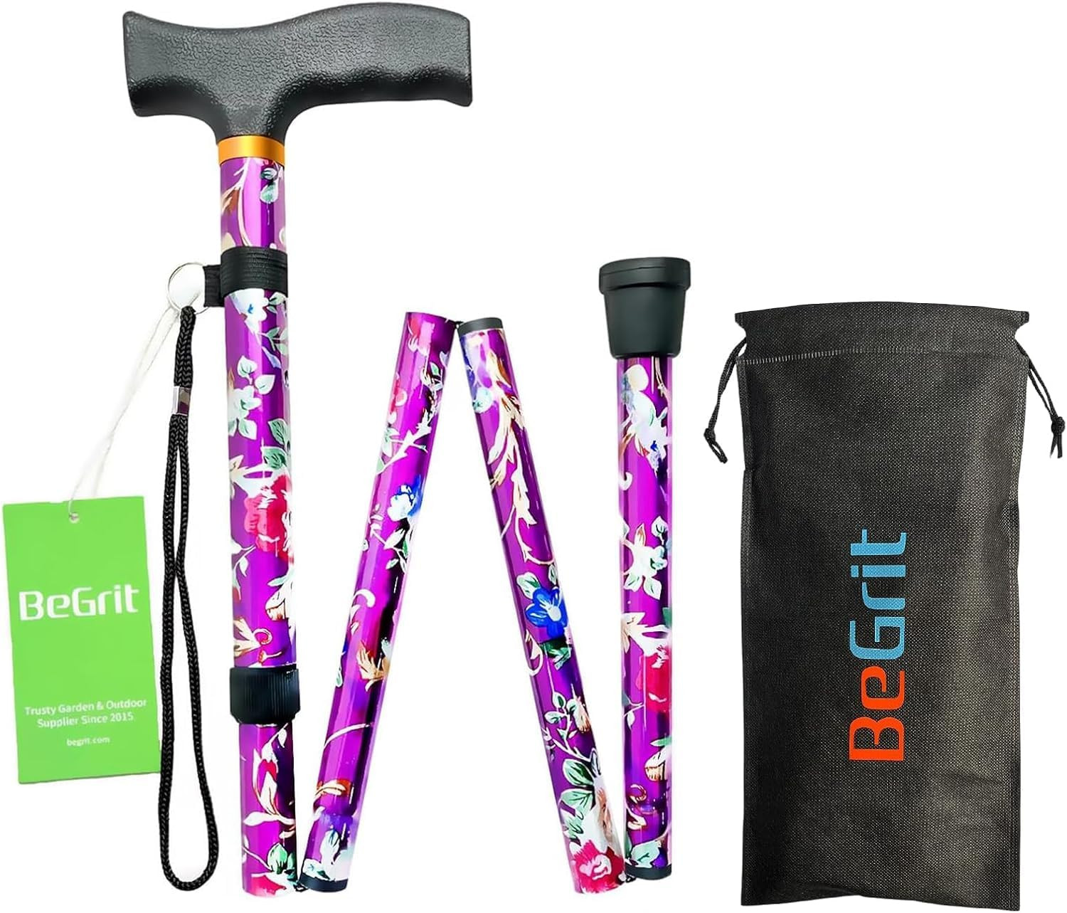 Begrit Gehstock Klappbar Für Damen Gehstock Bunt Gehstock Damen Elegant Höhenver