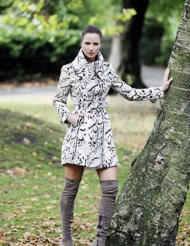 Karen millen shop faux fur coat