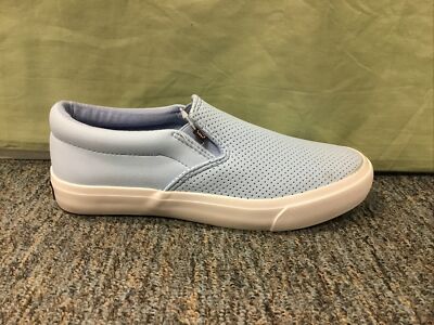 New Women s Lamo EW1802 Piper Sky Blue Perforated Slip-on Shoes Size 8
