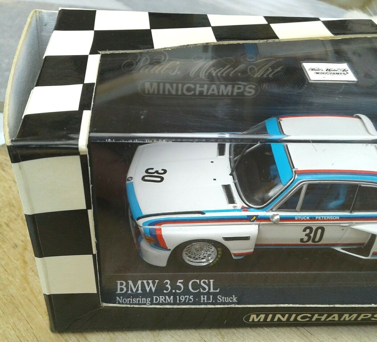 ミニカー MINICHAMPS  3.5 CSL 1975 minichamps BMW 3.5 CSL IMSA Winner 12h Sebring 1975 Redman Moffat