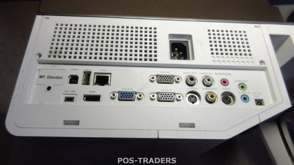 DELL S500WI Projector Beamer DLP WXGA 3200 LUMENS HDMI 773 HOURS - EXCL REMOTE - Bild 3 von 4