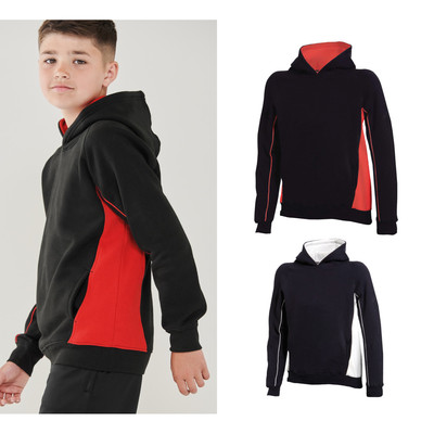 Finden & Hales Kinder Pullover Sport Hoodie LV339 - Kängurutasche Sweatshirt