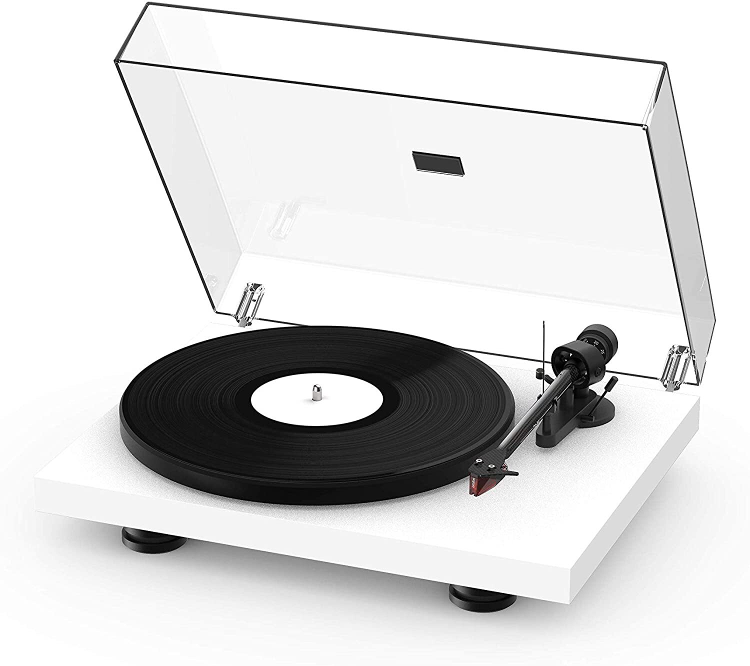 Thumbnail - Pro-ject Debut Carbon Evo Seidenmatt Weiss Mit Ortofon 2m Red, Neu,